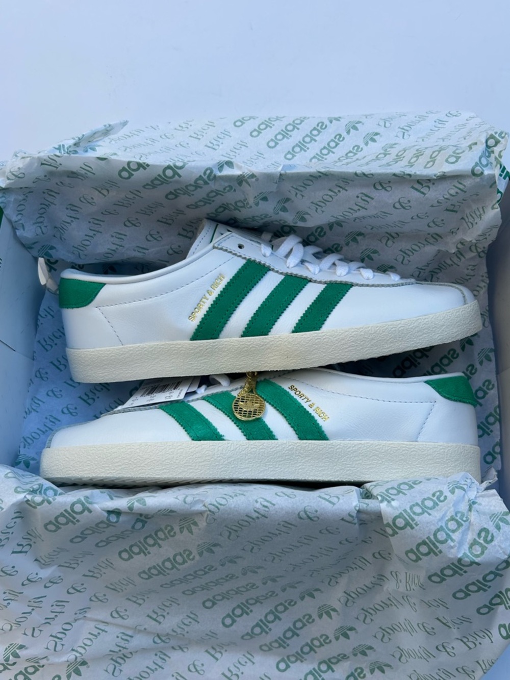 SPORTY & RICH x ADIDAS Originals ‘Blanc’ Colab-Multiple sizes - Picture 8 of 14